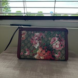 Gucci floral pouch